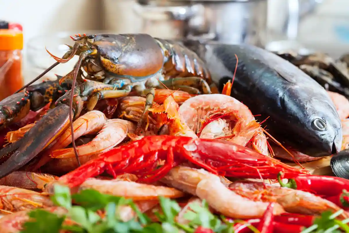 different types of halal seafood