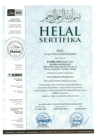 halal haribo certificate EHZ